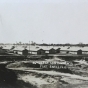 Black and white photograph of of cantonments at Fort Snelling, 1917.