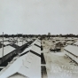 Black and white photograph of cantonments at Fort Snelling, 1917.