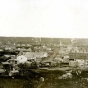 Black and white photograph of Winslow Hotel and Seven Corners, 1861.