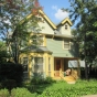 Color image of the oldest surviving Clarence Johnston house, and one of the most modest, 525 Holly, St. Paul. Photograph by Paul Nelson, September 28, 2014.