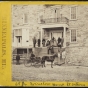 Black and white photograph of entrance to Winslow House, St. Anthony. 1860 photo by William H. Jacoby.