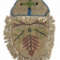 Color image of a Dakota beaded wall pocket made c.1900.