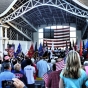 Color guard ceremony at Lake Harriet bandshell