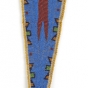 Color image of a beaded Dakota case, c.1900. From the Cheyenne Indian Reservation; probably made as a tourist souvenir.