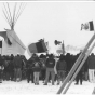 AIM members observing the twenty-fifth anniversary of the Wounded Knee occupation