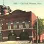 Color postcard depecting Waconia City Hall.