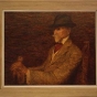 Oil on canvas painting of John S. Bradstreet. Painting by Edwin Hawley Hewitt, 1913. 