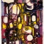 Color image of Abstract Composition watercolor painting by George Morrison, 1950.