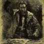 "The Socialist," 1885. Etching on paper by Robert Koehler. 