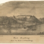 Lithograph of Fort Snelling made by Seth Eastman in 1833, three years before Dred Scott was brought to the post by his owner, George Emerson.