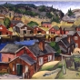 "Back in Sweden," oil-on-canvas painting by Elof Wedin, 1935.