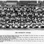 Black and white photograph of the Minnesota Vikings team, 1963.