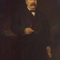 Oil on canvas painting of Governor Samuel R. Van Sant, 1905. Painting by artist Herbert G. Connor.