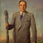 Floyd Olson's official gubernatorial portrait, 1937.