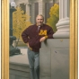 Oil-on-canvas portrait of Governor Arne Carlson by Stephen Gjertson, 1999