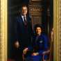 Oil on canvas portrait of Governor Rudy Perpich and First Lady Lola Perpich, painted in 2000 by Mark Balma.