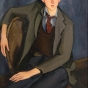 "Portrait of Boy," oil-on-canvas painting by Elof Wedin, 1931.