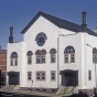 Color photograph of the exterior of Adas Israel Congregation in Duluth. Photographed by Phillip Prowse c.2010.