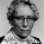 Black and white photograph of Agnes Keenan, c.1975. From the Agnes Keenan Collection. St. Catherine University Archives, St. Paul.