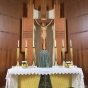 The altar inside the Church of St. Columba 