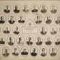 Black and white photo collage of the Consistory Class of Winona Ancient and Accepted Scottish Rite, 1908.