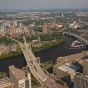 Bird's-eye view of Minneapolis