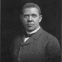 Black and white photograph of Booker T. Washington, c.1906.