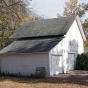 Color image of the carriage house on the Harrington-Merrill House historic property, 2011.