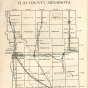 Map of Clay County