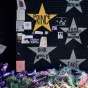 Prince's star painted gold at First Avenue