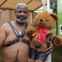 North Country Bears teddy-bear mascot and a sub friend