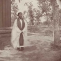 Black and white photograph of Enmegahbowh (Reverend John Johnson), c.1885.