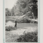 Fisherman in Whitewater State Park, ca. 1917. Original caption: “Where the Finy [sic] Tribe Abound.” From The Paradise of Minnesota: The Proposed Whitewater State Park (L. A. Warming, 1917).