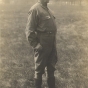 Black and white photograph of Captain L. W. Caffey, infantry instructor, at Fort Snelling, ca. 1917. 