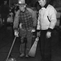 Two of the leading skips in the St. Paul Curling club bonspiel.