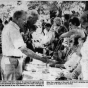 Registration table at Riverfest 1990