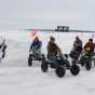 Go-cart racers compete for prizes at the International Eelpout Festival, ca. 2010s. Photo by Josh Stokes.