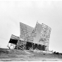 Twin Drive-In Theater after the Fridley tornado