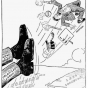 Black and white anti-I.W.W. cartoon printed in the Duluth News Tribune on July 1, 1916.