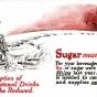 Color image of World War I-era poster encouraging the conservation of sugar, c.1917. 