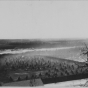 Photograph of Dakota in a concentration camp on the Minnesota River below Fort Snelling. Photographed c.1863 by Benjamin Franklin Upton.