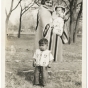 Dakota woman and children