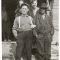 O-gee-tup (Heavy Sitter), Harry Ayer, and Jeanette Ayer at Mille Lacs Indian Trading Post