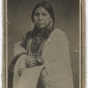 Carte-de-visite photograph of Ojibwe woman