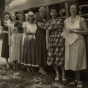 Black and white photograph of staff of the Emanuel Cohen Center in Minneapolis, 1948.