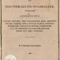 Immigration pamphlet written by Hans Mattson