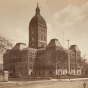 Black and white photograph of the second State Capitol, 1886.