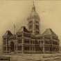 Drawing by Leroy S. Buffington, Architect, for the state capitol building, St. Paul, ca. 1881. Photographed by Farr.