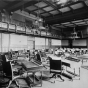 Black and white photograph of the house chamber, second state capitol, ca. 1885.