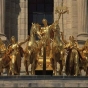 Color image of the Quadriga, c.1986. Photographed by Bob Firth.